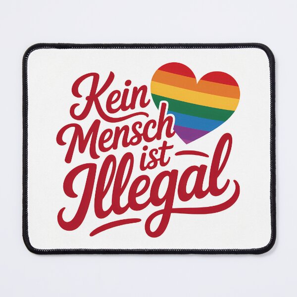 Item preview, Kein Mensch ist illegal – Statement für Menschenrechte und Solidarität designed and sold by LoFizzy.