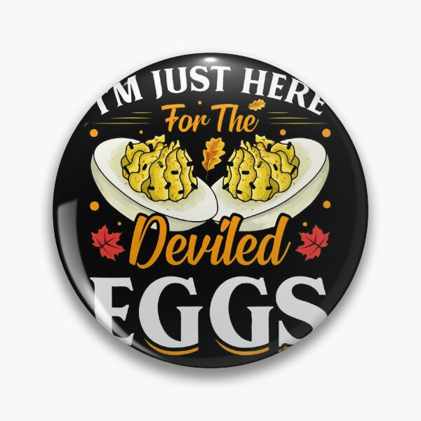 Item preview, Cute Deviled Eggs Thanksgiving Holiday Cooking Slogan Art designed and sold by troyjamess.