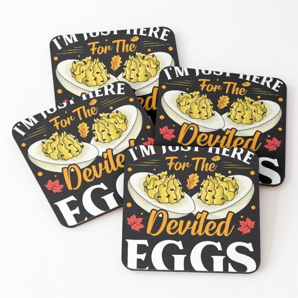 Item preview, Cute Deviled Eggs Thanksgiving Holiday Cooking Slogan Art designed and sold by troyjamess.