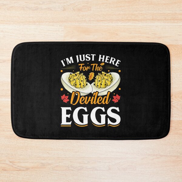 Item preview, Cute Deviled Eggs Thanksgiving Holiday Cooking Slogan Art designed and sold by troyjamess.