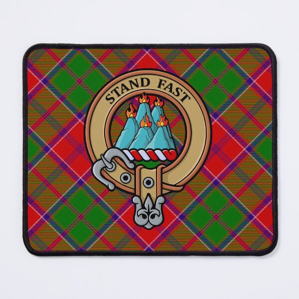 Item preview, Clan Grant Crest over Tartan designed and sold by sifis.