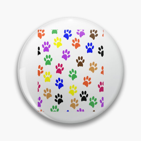 Item preview, Paw Prints Rainbow Pattern designed and sold by Madrigalleryp.