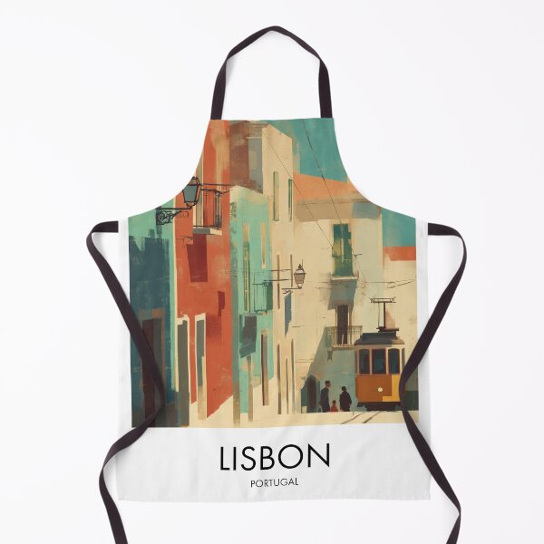 Item preview, Lisbon – Yellow Tram City Street Travel Print, Portugal designed and sold by MarkedArtPrints.
