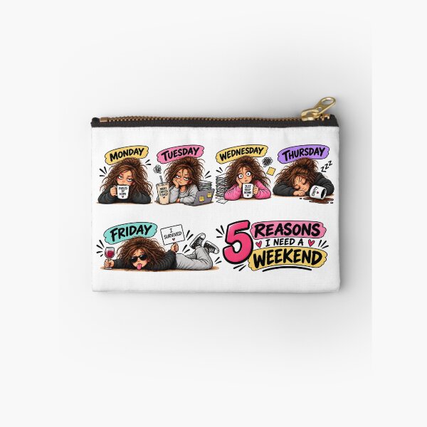 Item preview, 5 Reasons I Need a Weekend designed and sold by PRINTIONAL.