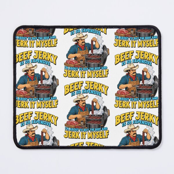 Item preview, Beef Jerky Is So Expensive Funny Cowboy BBQ Smoker Design designed and sold by CaChimShop.