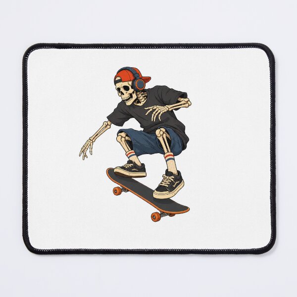 Item preview, Skeleton Skateboarding Playing Graphic designed and sold by OlyvieArt.