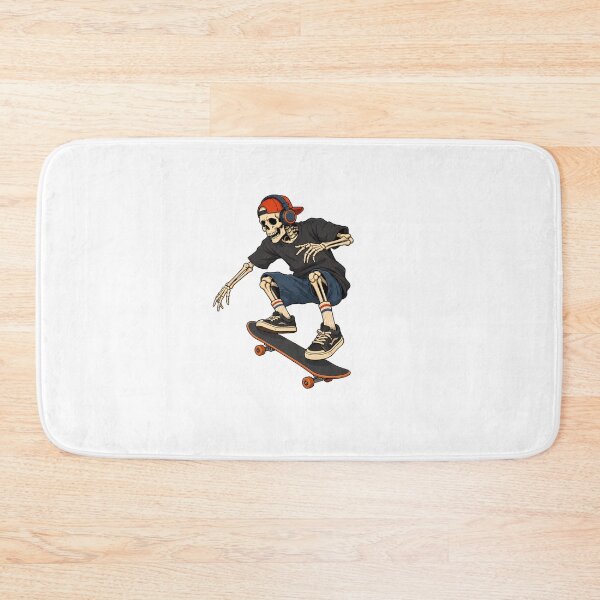 Item preview, Skeleton Skateboarding Playing Graphic designed and sold by OlyvieArt.