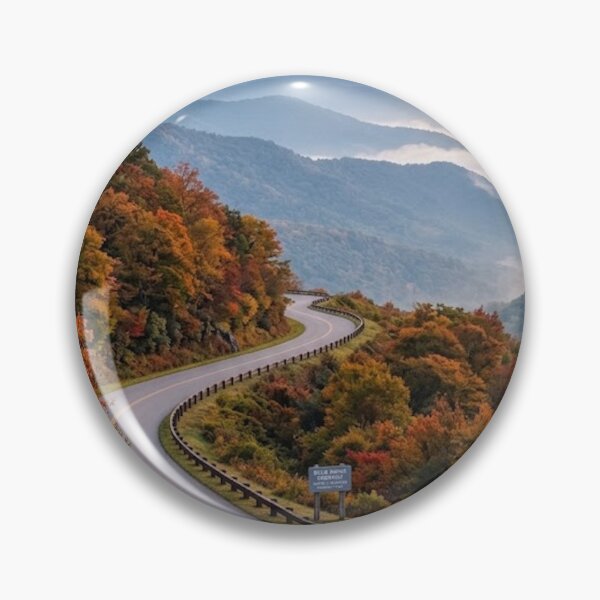 Item preview, Blue Ridge Parkway National Park Photo - Scenic Overlook - Autumn Mountain Sunset Photo designed and sold by CattlettArt.