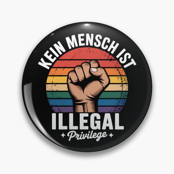 Item preview, Kein Mensch ist illegal – Statement für Menschenrechte und Solidarität designed and sold by LoFizzy.