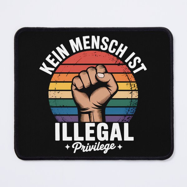 Item preview, Kein Mensch ist illegal – Statement für Menschenrechte und Solidarität designed and sold by LoFizzy.