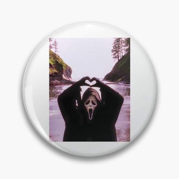 Item preview, Funny Heart Hands Ghostface Emoji designed and sold by FerrisBuiltd.