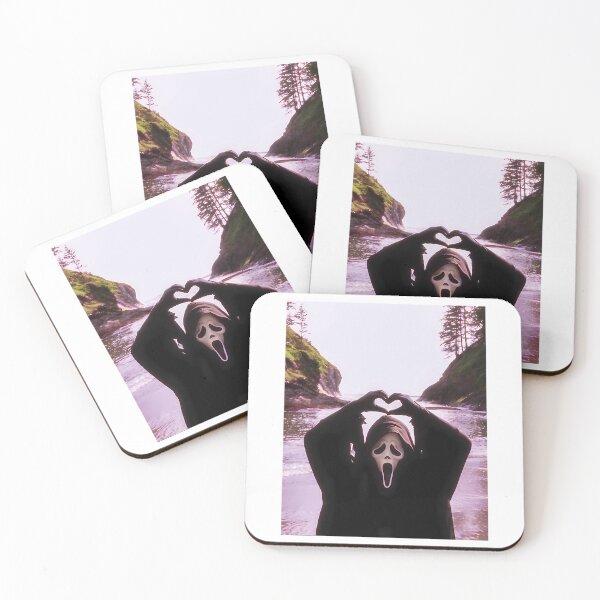 Item preview, Funny Heart Hands Ghostface Emoji designed and sold by FerrisBuiltd.