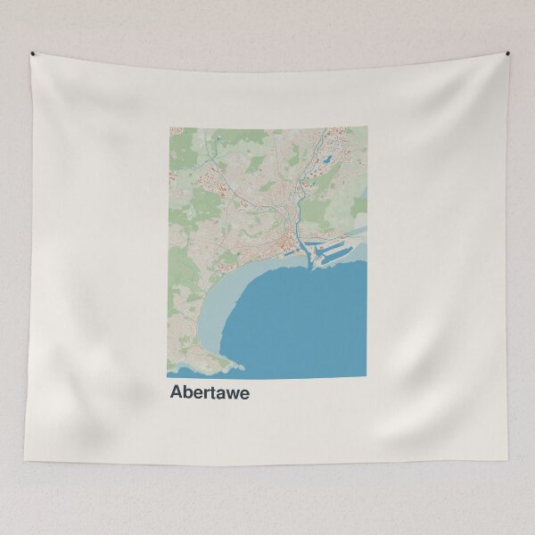 Item preview, Swansea Minimalistic Map Art designed and sold by MapsNerd.