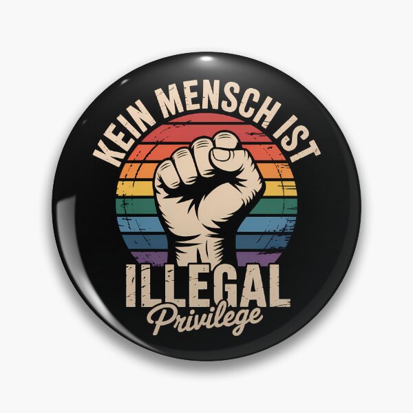 Item preview, Kein Mensch ist illegal – Statement für Menschenrechte und Solidarität designed and sold by LoFizzy.