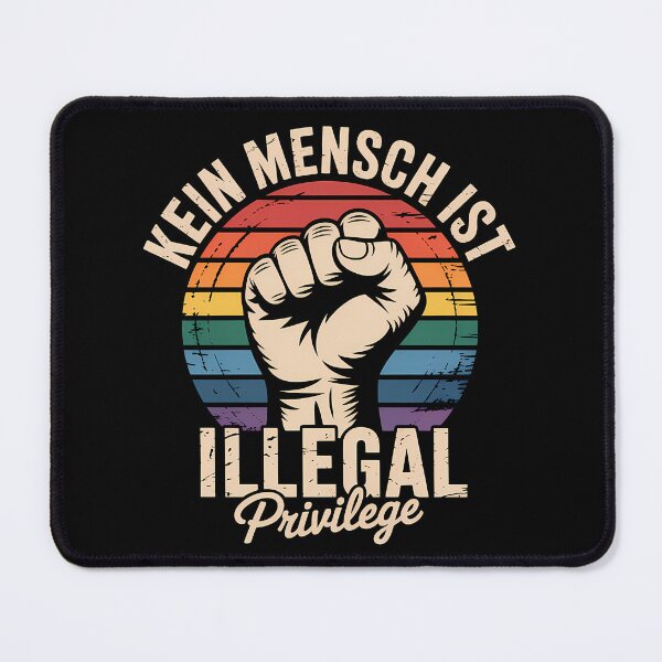 Item preview, Kein Mensch ist illegal – Statement für Menschenrechte und Solidarität designed and sold by LoFizzy.