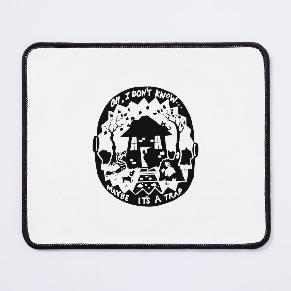 Item preview, Spooky House Trap Silhouette Art designed and sold by HowardWill.