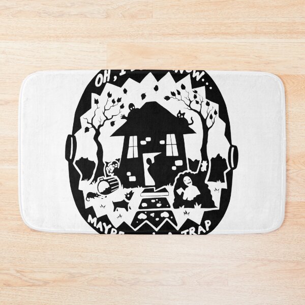 Item preview, Spooky House Trap Silhouette Art designed and sold by HowardWill.