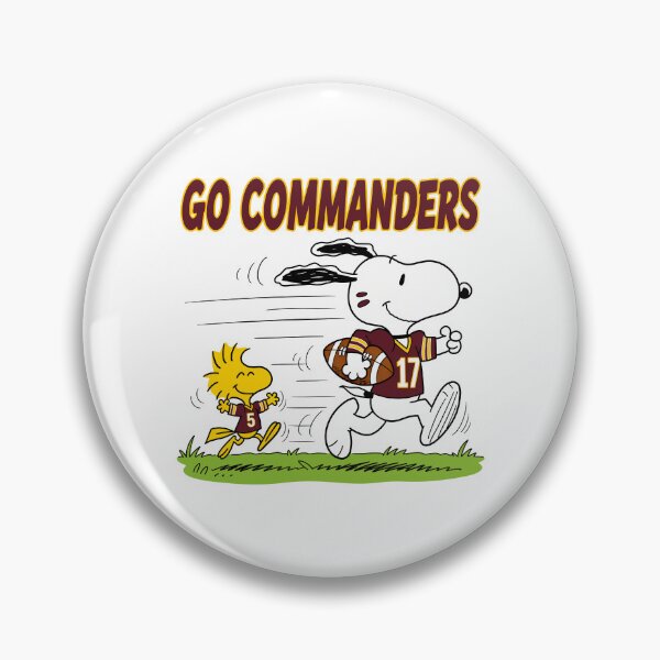 Item preview, Snoopy & Woodstock Washington Commanders Football Retro F362 designed and sold by GLUVY-THEME.