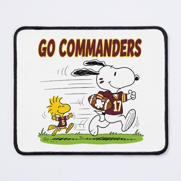 Item preview, Snoopy & Woodstock Washington Commanders Football Retro F362 designed and sold by GLUVY-THEME.