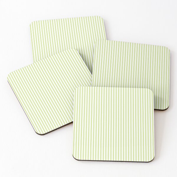 Item preview, Lime green and white vertical stripes designed and sold by Karf  ..