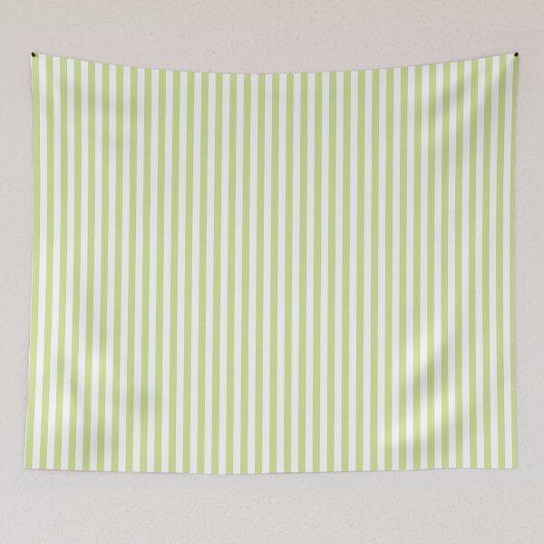 Item preview, Lime green and white vertical stripes designed and sold by Karf  ..