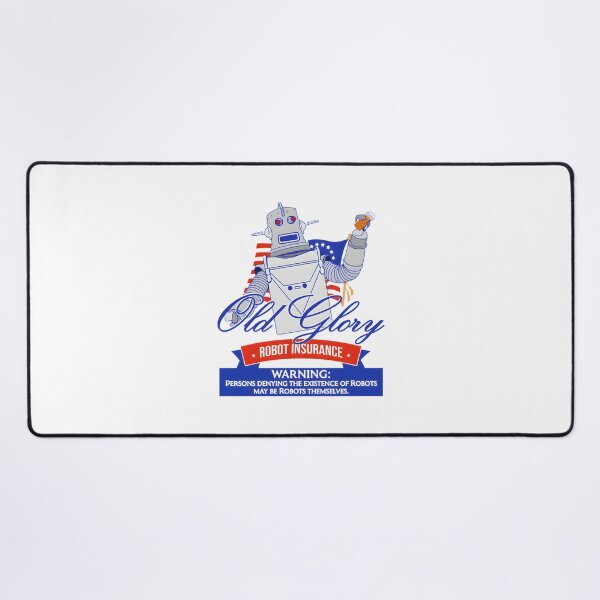 Item preview, Old Glory Robot Insurance Vintage Commercial Inspired Design designed and sold by NSArtist123.