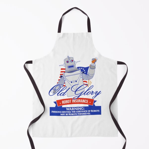 Item preview, Old Glory Robot Insurance Vintage Commercial Inspired Design designed and sold by NSArtist123.
