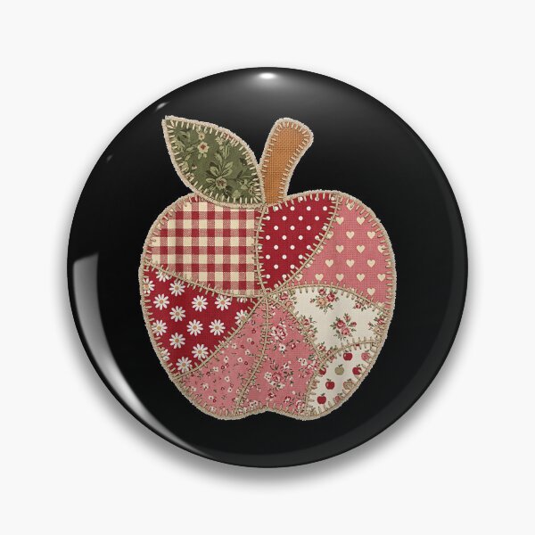 Item preview, Vintage Patchwork Apple Cute Teacher Back to School  designed and sold by ArunikaVelora.