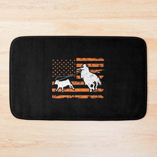 Item preview, Breakaways Roping Cowboy American Flag Rodeos Calf Roping designed and sold by DinoWeissnat.