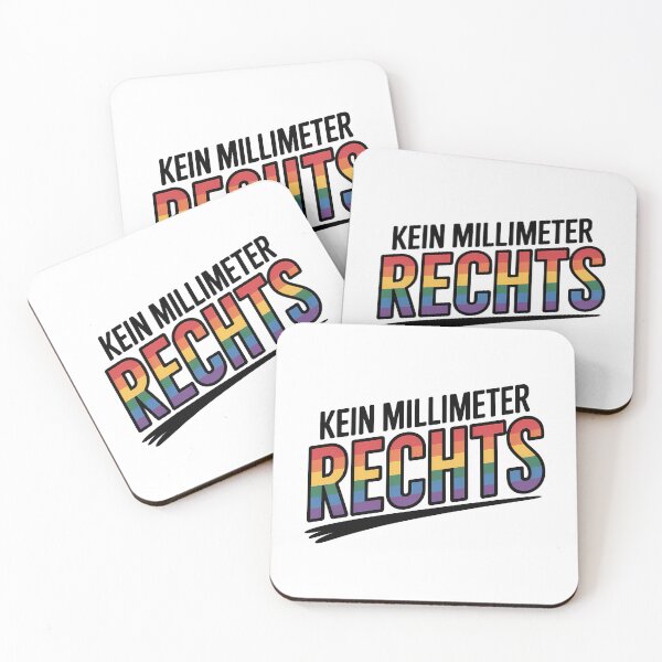 Item preview, Kein Millimeter Rechts – Statement für Menschenrechte und Solidarität designed and sold by LoFizzy.