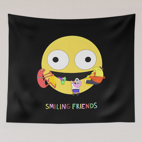 Item preview, Smiling Friends Funny Cartoon designed and sold by SanJayyy8318.