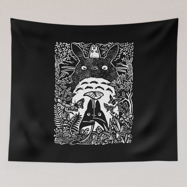 Item preview, Totoro Cute Forest Spirit Butterfly Garden My Neighbor Totoro Anime Graphic designed and sold by neelydirt-r.
