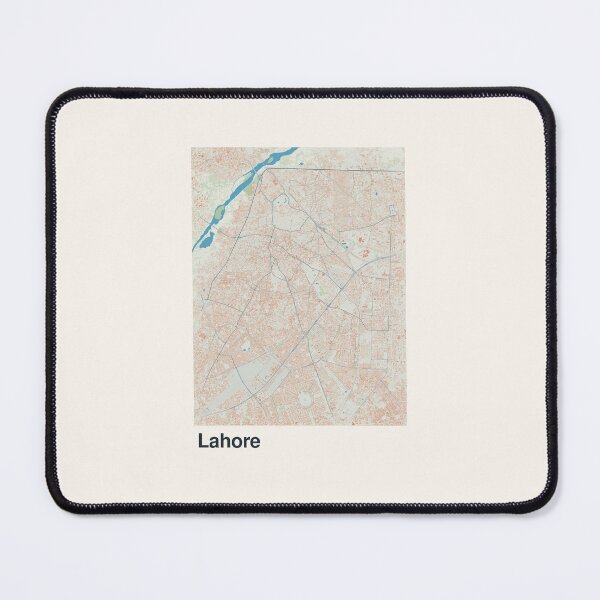 Item preview, Lahore Minimalistic Map Art designed and sold by MapsNerd.