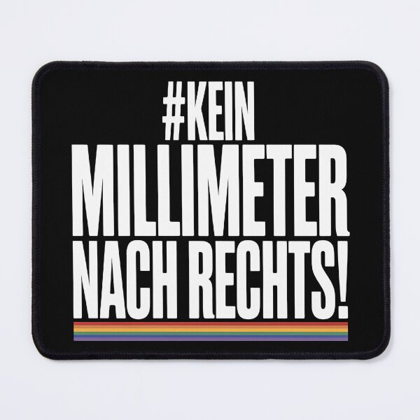 Item preview, Kein Millimeter Rechts – Statement für Menschenrechte und Solidarität designed and sold by LoFizzy.