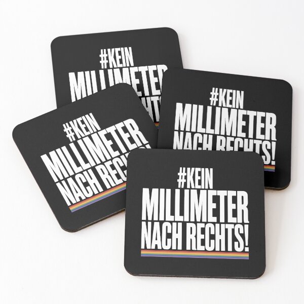 Item preview, Kein Millimeter Rechts – Statement für Menschenrechte und Solidarität designed and sold by LoFizzy.
