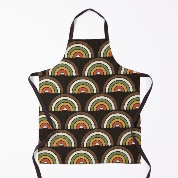 Item preview, 70s Retro Supergraphic Rainbow Arcs Heavy Line Geometric Pattern designed and sold by KungPowUnicorn.