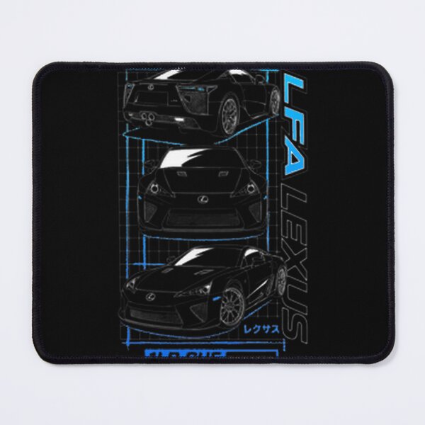Item preview, Blue Lexus LFA JDM Sports Car Illustration for Car Enthusiasts designed and sold by Del LeBlanc.