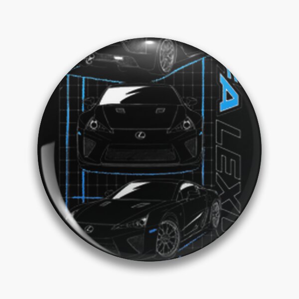 Item preview, Blue Lexus LFA JDM Sports Car Illustration for Car Enthusiasts designed and sold by Del LeBlanc.