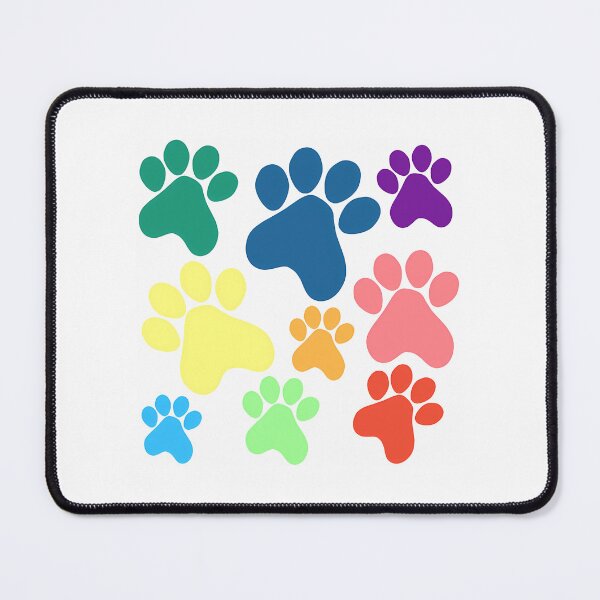 Item preview, Colourful Paw Prints designed and sold by Madrigalleryp.