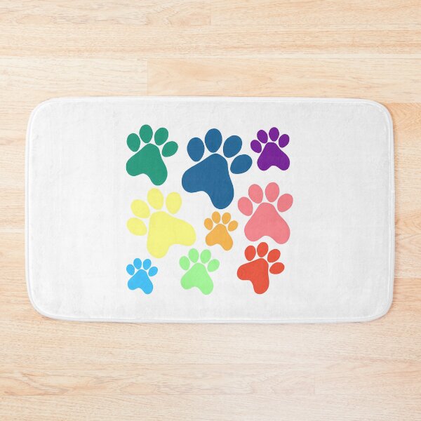 Item preview, Colourful Paw Prints designed and sold by Madrigalleryp.