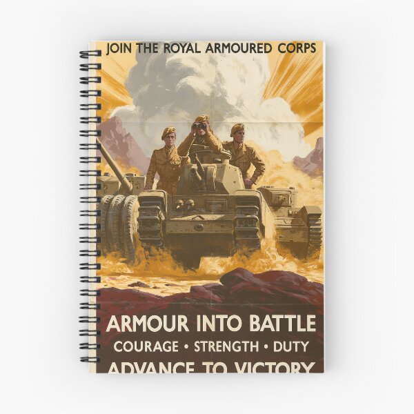 Item preview, Royal Armoured Corps Steel and Courage designed and sold by Skyframe Aviation.