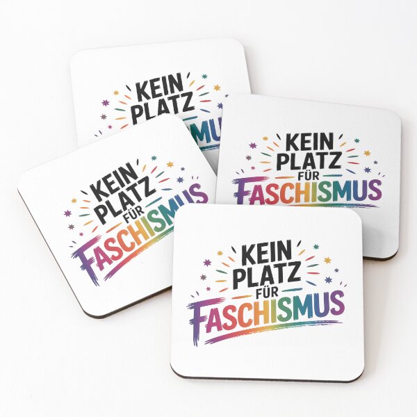 Item preview, Kein Platz für Faschismus – Statement für Menschenrechte und Solidarität designed and sold by LoFizzy.
