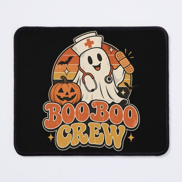 Item preview, Boo Boo Crew Halloween Nurse Shirt, Retro Ghost Nurse Tee, Vintage Spooky Season RN Gift, Funny Nurse Halloween Sweatshirt designed and sold by PRINYOS.