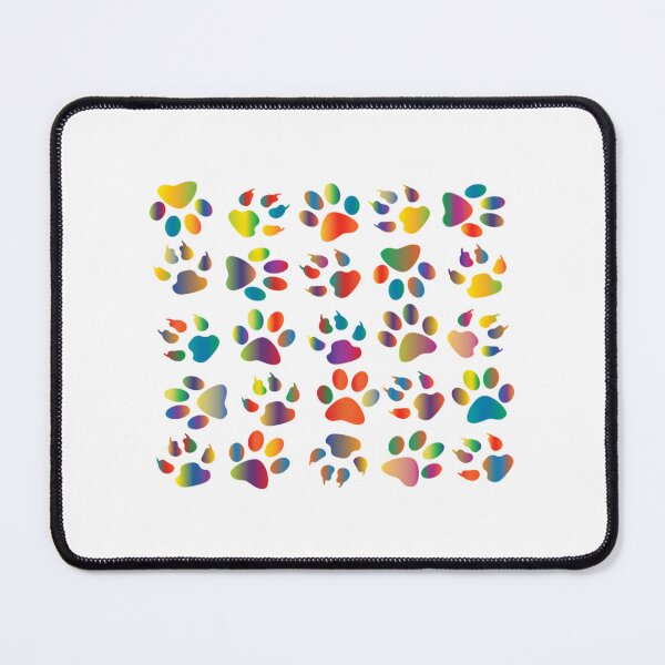 Item preview, Kitty Rainbow Paw Pattern designed and sold by Madrigalleryp.