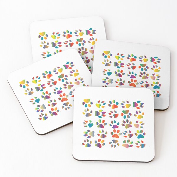 Item preview, Kitty Rainbow Paw Pattern designed and sold by Madrigalleryp.