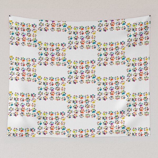 Item preview, Kitty Rainbow Paw Pattern designed and sold by Madrigalleryp.