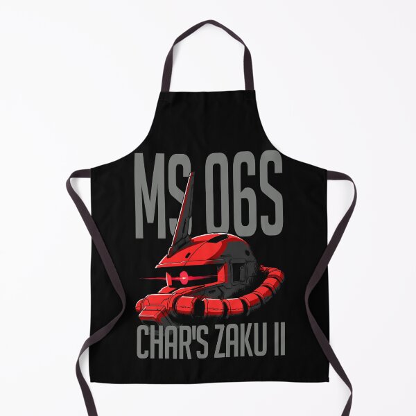 Item preview, gunpla poster MS-06S Char's Zaku II gundam head digital art illustration designed and sold by sabartgunpla.