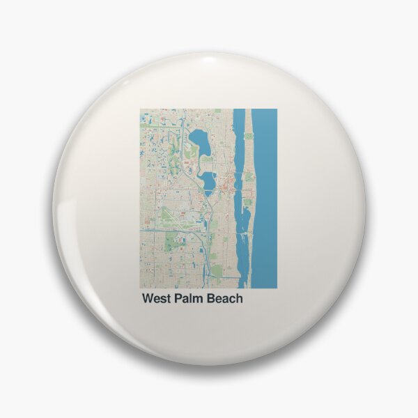Item preview, West Palm Beach Minimalistic Map Art designed and sold by MapsNerd.