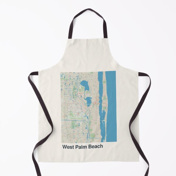 Item preview, West Palm Beach Minimalistic Map Art designed and sold by MapsNerd.
