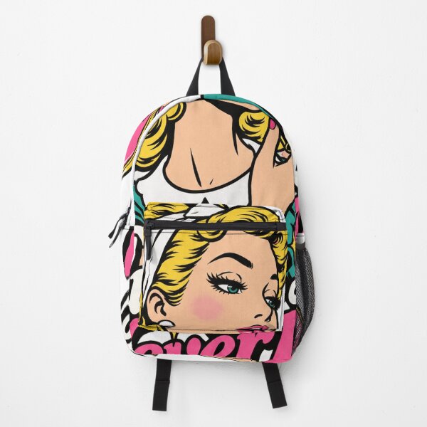 Item preview, Always Late Never Ugly Vintage Comic Pop Art Makeup Girl Design designed and sold by CaChimShop.